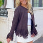 Espresso Tassel Sweater