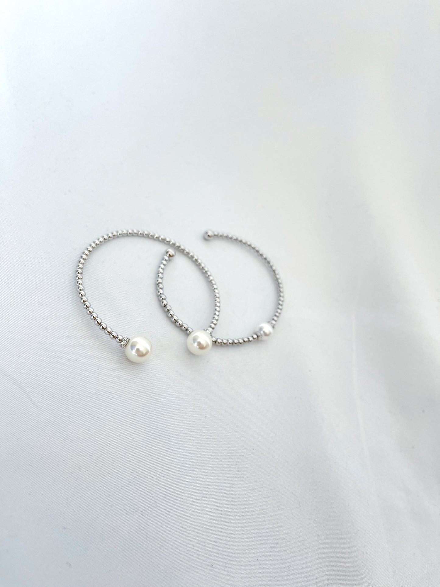 Pearl & Silver Bracelet