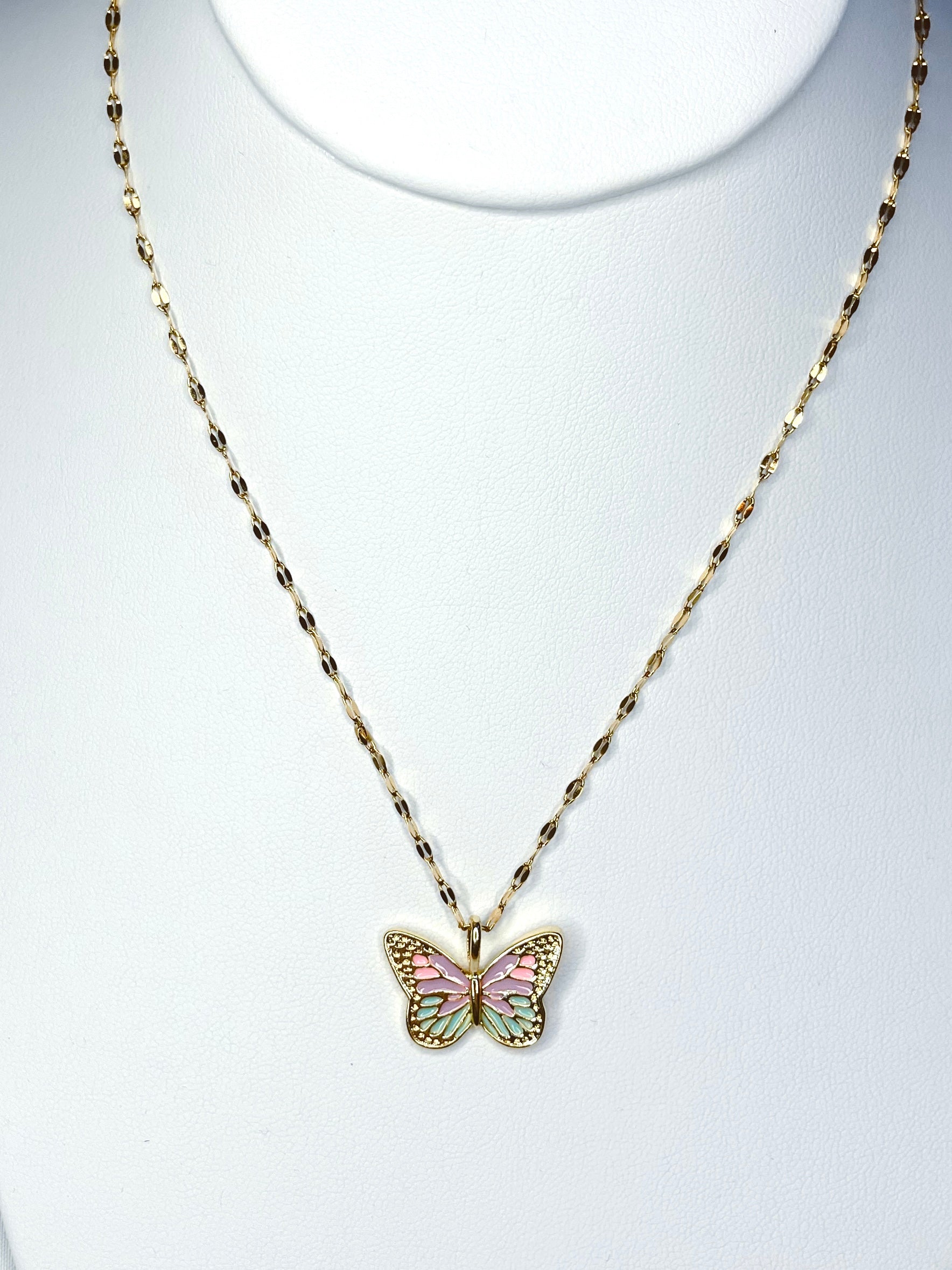 Pastel Butterfly Necklace Dainty Butterfly Pendant Peach - Etsy | Diy pendant  necklace, Butterfly pendant necklace, Pendant