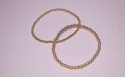 4mm & 3mm Beaded Bracelets