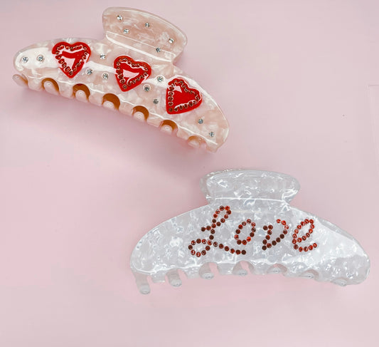Lovey Dovey Hair Clips